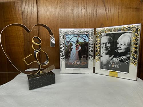 El Faro Regalo bodas de oro personalizado marco fotos figura 50 aniversario
